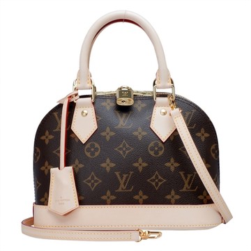 LV Louis Vuitton路易威登 M53152 經典Monogram印花ALMA BB手提/斜背包(迷你)
