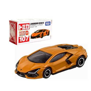 (TOMICA) 汽車世界 多美小汽車 藍寶堅尼 Revuelto V12 No.107 公司貨(模力虹)