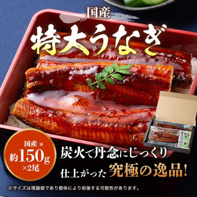 母の日 プレゼント 鹿児島産 新 国産 うなぎ蒲焼き 約170g×2尾 送料