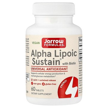 Jarrow Formulas, α-硫辛酸緩釋片，含生物維生素，60 片