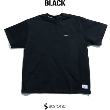 UNDER PEACE 25SS BASIC / SORONA TEE 機能涼感 短T (黑色)
