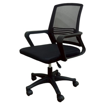 AOTTO 創意傢俱 人體工學透氣網布電腦椅/辦公椅  94 x 60 x 49cm  黑色