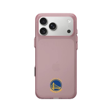 iPhone 17 Pro Max Clear (相機按鈕) 晶醺玫 - NBA - Mini Logo-金州勇士 Golden State Warriors
