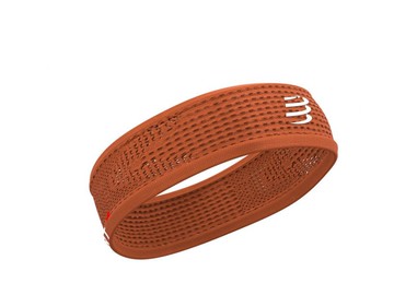 《Compressport 瑞士》窄版止汗呼吸頭帶2.0 (橘子汽水)