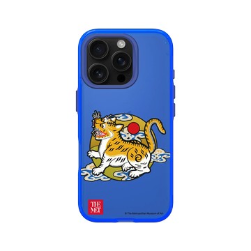 iPhone 16 Pro Clear 激光藍 - The MET - 亞洲藏品系列 - 虎紋階章
