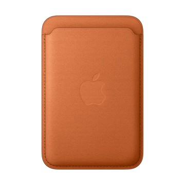 iPhone MagSafe 精細織紋卡套 狐橙色
