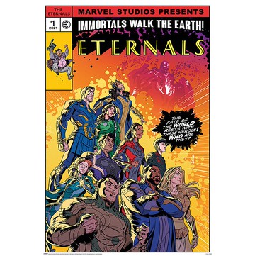 【漫威】永恆族 The Eternals 漫畫版封面 英國進口海報