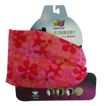 kusotop多功能百變魔術頭巾-hw033(紅)