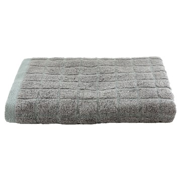 台灣興隆毛巾 方格超吸水浴巾 425g 127 x 74cm 尊貴灰 吸水速乾 台灣製造  1條