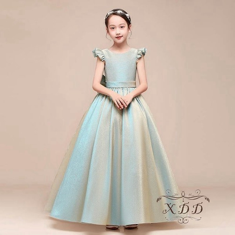 高級豪華ドレス ジュニア ワンピース フォーマル 結婚式 子供服 ロングドレス 子供ドレス フラワーガール ジュニアドレス 子どもドレス 発表会 結婚式 通販 Lineポイント最大get Lineショッピング