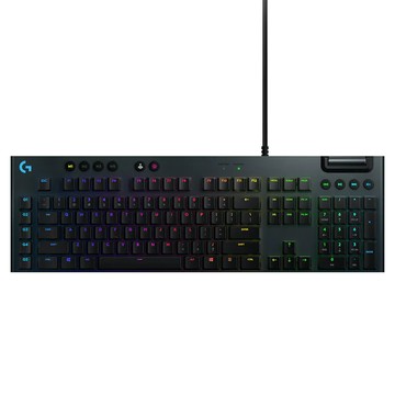 logitech G 羅技G RGB 機械式遊戲鍵盤  黑色  G813  棕軸