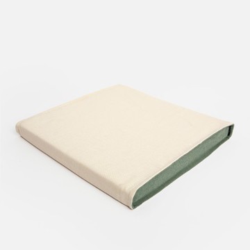 PALETTE單接縫立體裁剪薄坐墊40x40x4cm 奶白綠