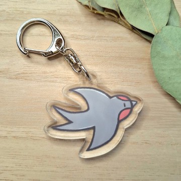 壓克力鑰匙圈 燕子