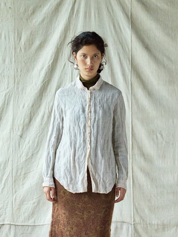 日系復古 純棉植物染襯衫 休閒襯衣