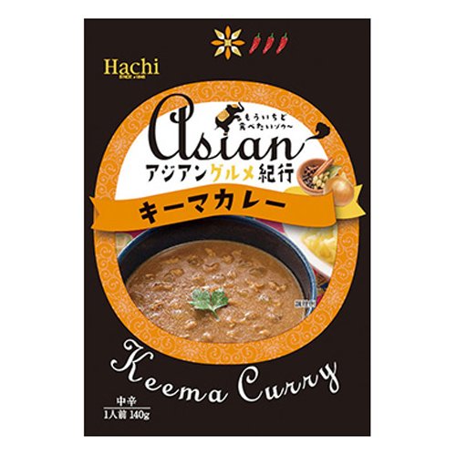 ハチ食品 アジアングルメ紀行キーマカレー 中辛 １４０ｇ×２０個