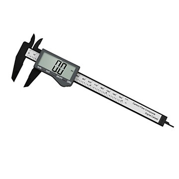 【超大螢幕】 數顯游標卡尺 公英制切換 0-150mm電子游標卡尺銀灰色 塑料電子卡尺