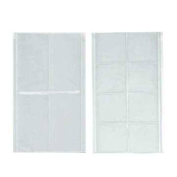 COX 三燕 環保 多用途  雙開式 4格/ 8格 分類式 收納袋 12個/包 NO.1224H  NO.1228H【APP滿額下單10%點數(單一帳號最高5000點)】1/31止