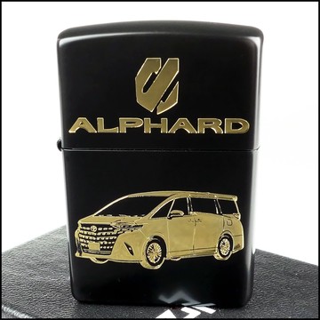 【ZIPPO】日系~Toyota 豐田 Alphard 阿爾法/阿法圖案蝕刻設計打火機