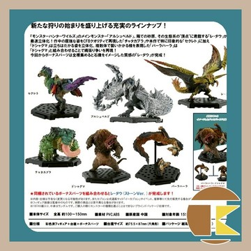 【愛蛋客】11月預購 CAPCOM 魔物獵人 Plus vol.27 玩具 公仔 盲盒 盒玩 一中盒6入