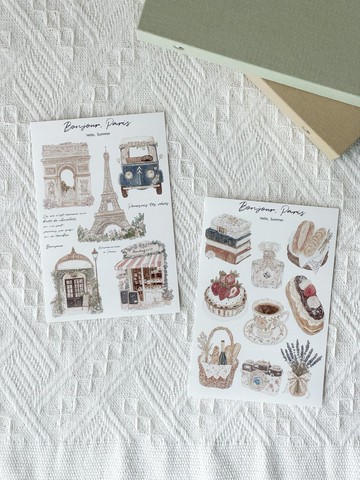 Bonjour, Paris 貼紙