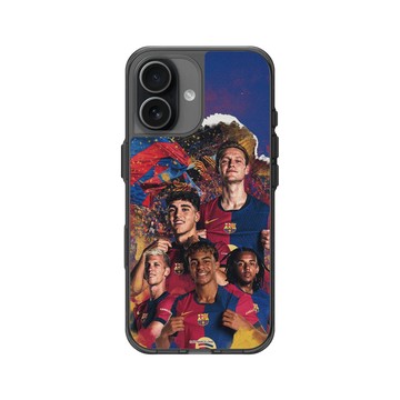 iPhone 17 Clear (相機按鈕) 酷墨灰 - FC Barcelona - Team 1