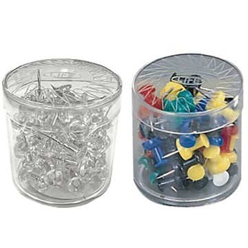 【 徠福 】美式圖釘 50入/盒 NO.50   -  多款可選