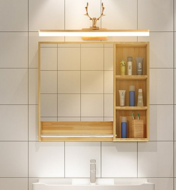 壁燈 鏡前燈 120cm led燈 美式鹿角浴室櫃鏡前燈 led衛生間免打孔歐式洗手間鏡櫃專用鏡子燈