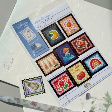 【A6 貼紙】Write me a love letter (情書)