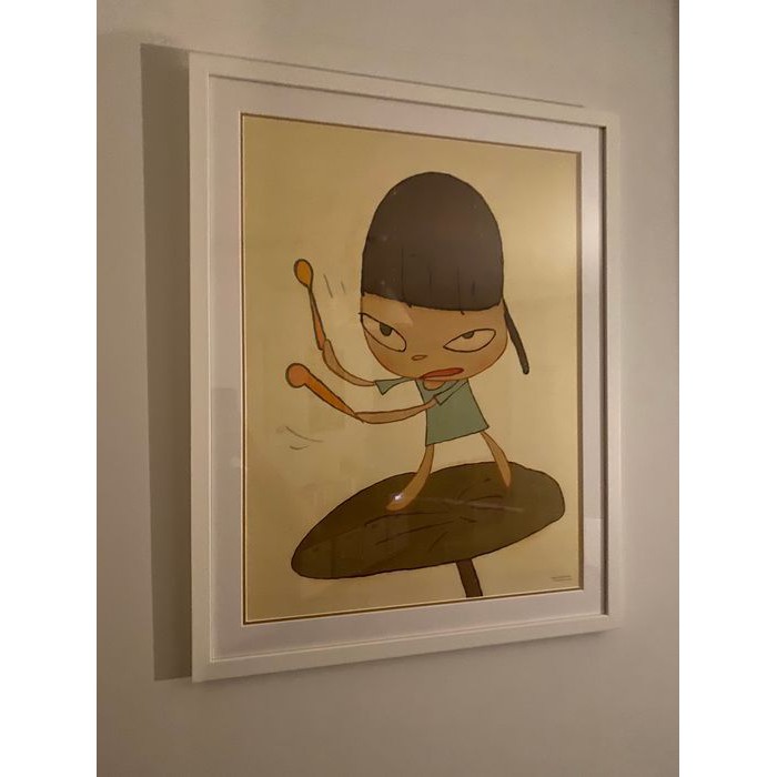 Marching on a Butterbur Leaf 奈良美智 ダラス美術館 リトグラフ