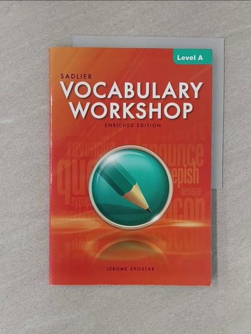 【書寶二手書T1／字典_Y4N】Sadlier Vocabulary Workshop Level A (Common Core Enriched Edition )_Jerome Shostak