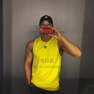 健身無袖背心男速干運動夏季修身潮牌t恤肌肉邁霸狗籃球訓練衣服【步行者戶外生活館】