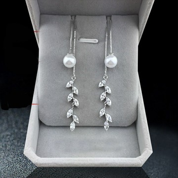 耳環耳飾耳夾女長款韓版可愛流蘇耳線百搭潮個性氣質超仙防過敏耳釘新款【聚寶屋】