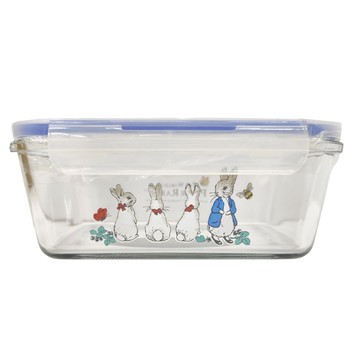 PETER RABBIT 比得兔 耐熱玻璃長方保鮮盒 MGS098 1600ML  1個