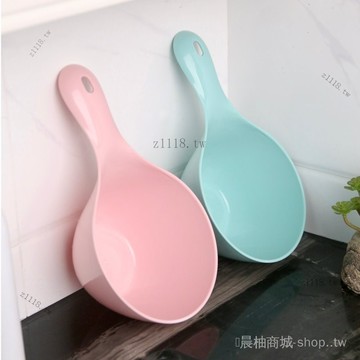 🎇可開發票✨水勺子水瓢加厚廚房洗澡寶寶洗頭傢用多色塑料大號水舀長柄加深#免運