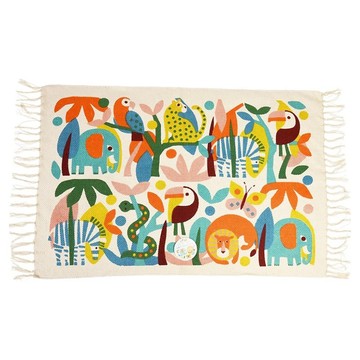 Rex LONDON 100% 純棉地毯/腳踏墊/地墊 RL29990  107 x 62.5cm  森林樂園