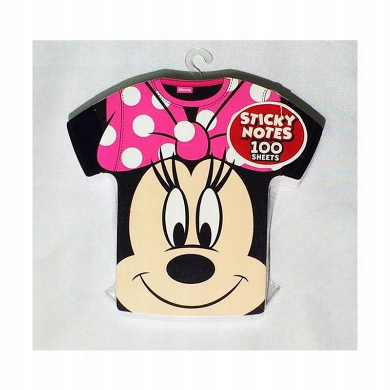 Disney ディズニー ミニーマウス Tシャツ型ノートパッドメモ帳100枚入 通販 Lineポイント最大0 5 Get Lineショッピング