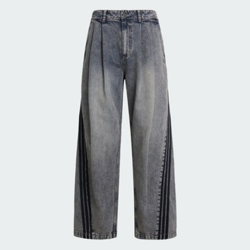 Adidas 愛迪達 Denim Jeans KX4821 男 長褲 牛仔長褲 灰 丹寧