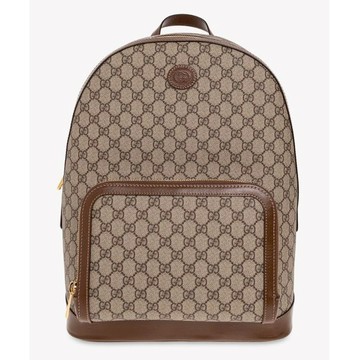 Gucci 704017 Interlocking G 雙肩後背包 米色