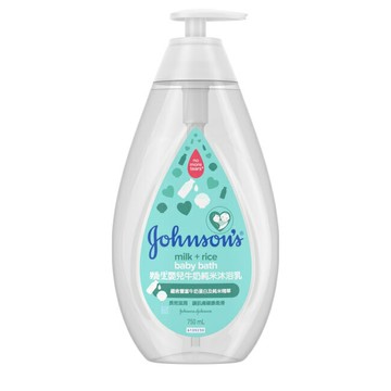 嬌生嬰兒牛奶純米沐浴乳750mL【柔嫩彈潤】