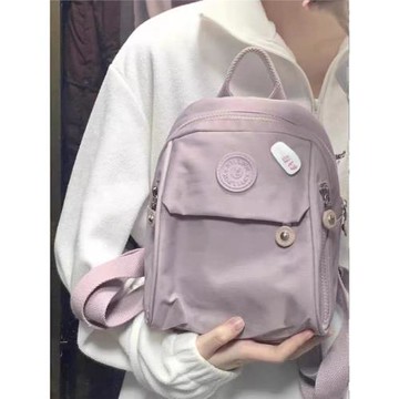 2024新款小書包大學生原創女雙肩包迷你小包包媽咪包小眾帆布背包