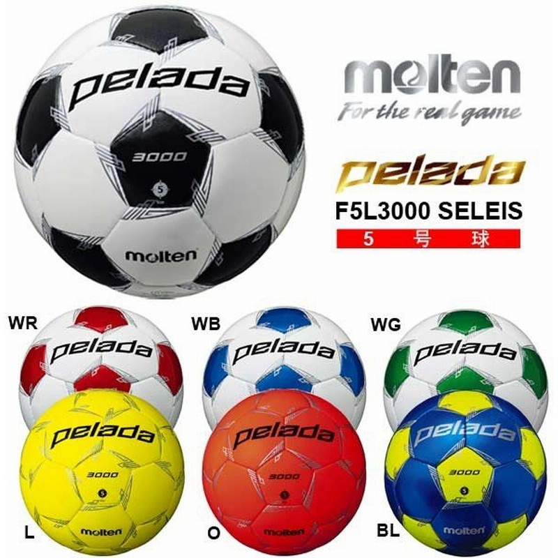 モルテン Molten サッカーボール 中学生以上 5号球 検定球 ペレーダ4000