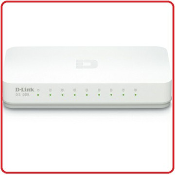 D-Link 友訊 DES-1008A 8埠10/100BASE-TX桌上型乙太網路交換器