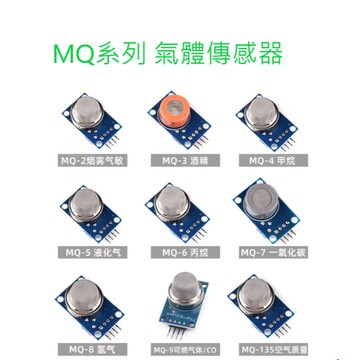 [創客市集]MQ系列套件 MQ-2~MQ-139 氣體感測器模組