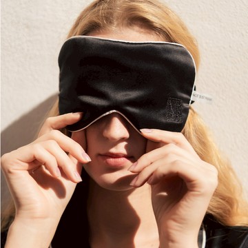 Not Just Pajama Timeless經典系列 撞色22姆米真絲眼罩/7色可選/送禮推薦/桑蠶絲眼罩