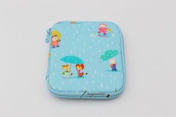 松浦布料 雨天|手工燒餅包/護照包/證件收納包