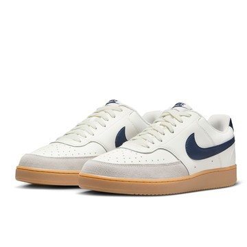 S.G NIKE COURT VISION LO HF1068-133 米白深藍 板鞋 復古 焦糖底 麂皮 休閒鞋 男鞋
