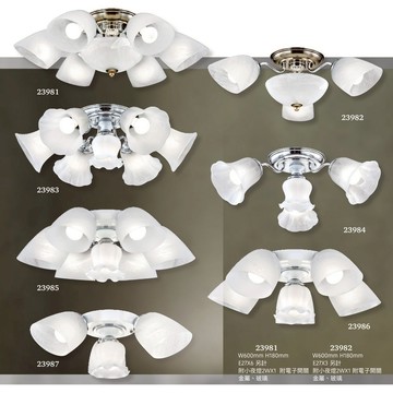經典半吸頂燈 B61-39-23981 23982 23983 23984 23985 23986 23987