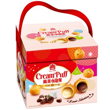 【限量】義美小泡芙禮盒-吉慶款(無提袋)