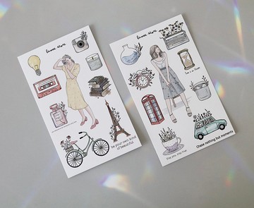 Bamee 的可愛物件貼紙