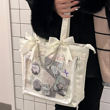 Bag House👜 【4372人收藏】原創吧唧痛包二次元2024穀子通懃大容量單肩包學生手提包託特包包